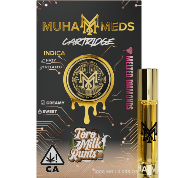 Toro Milk Runtz | Melted Diamonds Cartridge | 1000MG